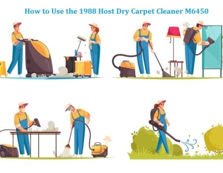 How to Use the 1988 Host Dry Carpet Cleaner M6450