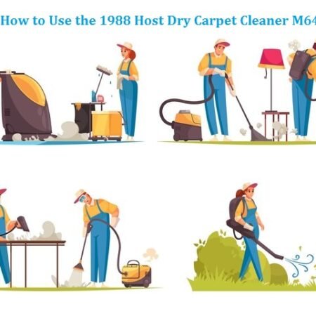 How to Use the 1988 Host Dry Carpet Cleaner M6450