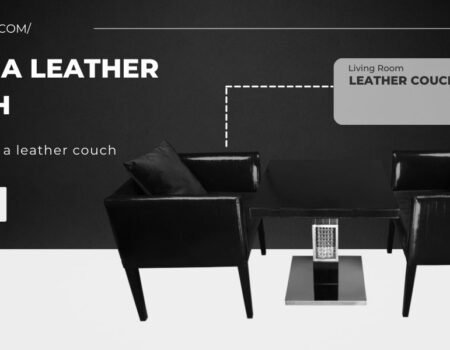 How to style a leather couch