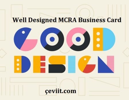 Well Designed MCRA Business Card